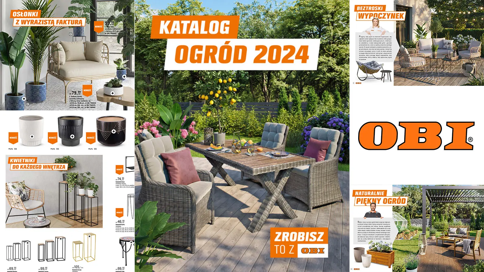 OBI Katalog Ogród 2024 wizualizacje